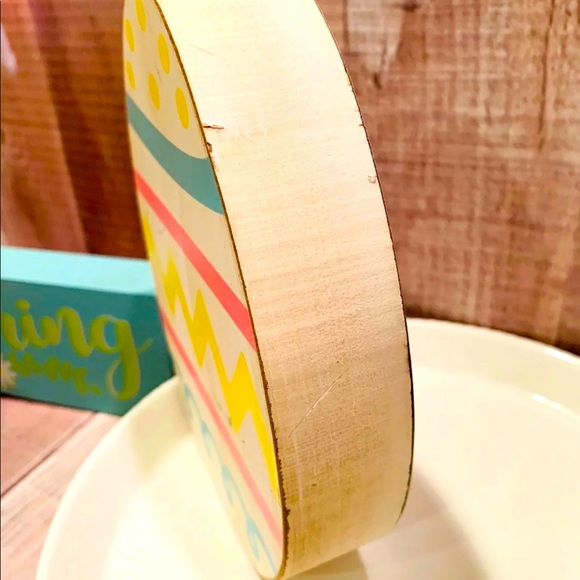 Reversible Happy Spring/Easter Word Block Signs - Picture 11 of 11